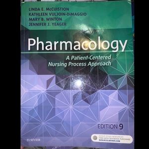 Pharmacology textbook McQuistion Edition 9